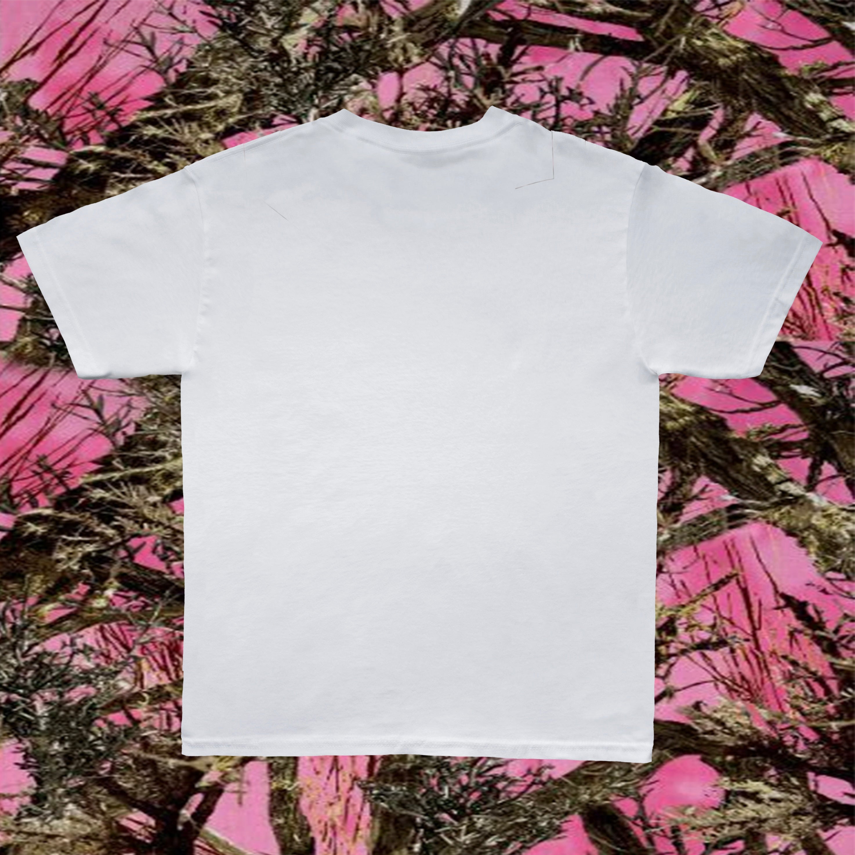 Pink Camo “WRNG” tee