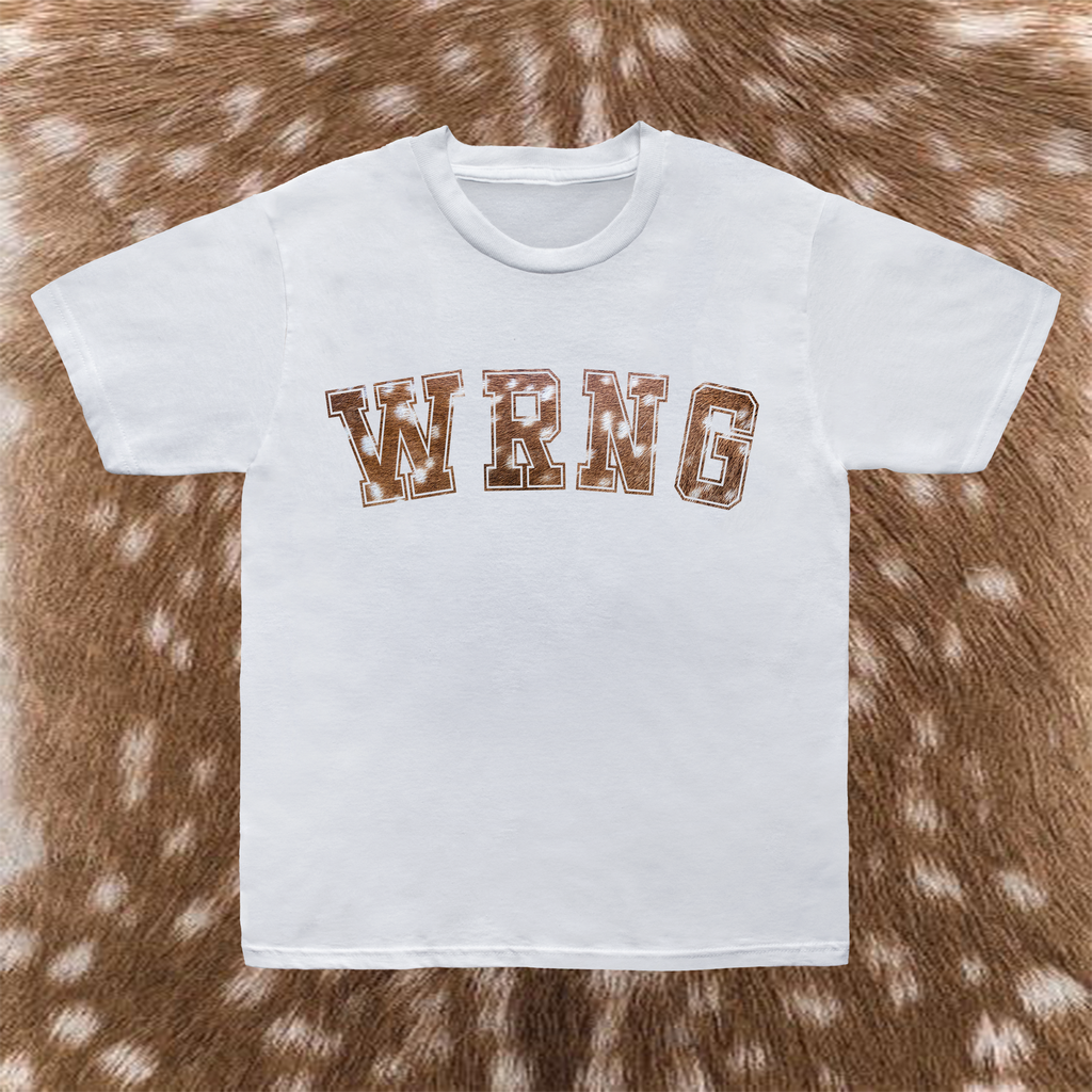 Deer “WRNG” tee
