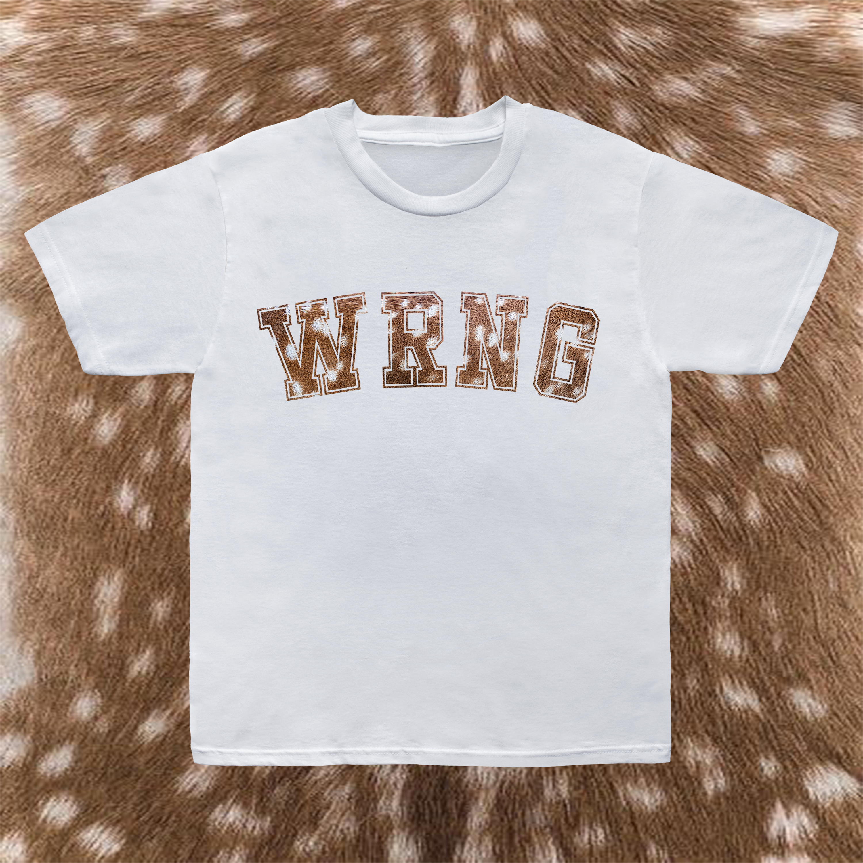 Deer “WRNG” tee