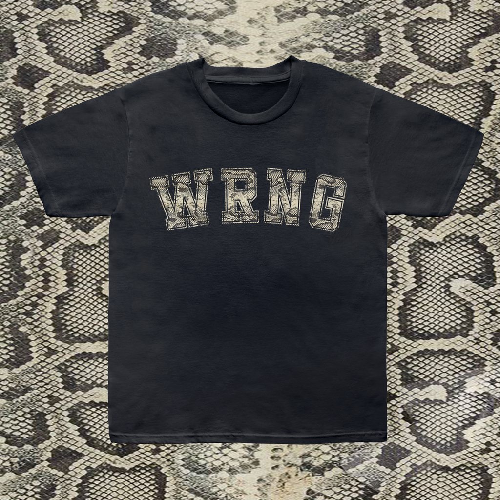 Snake “WRNG” tee