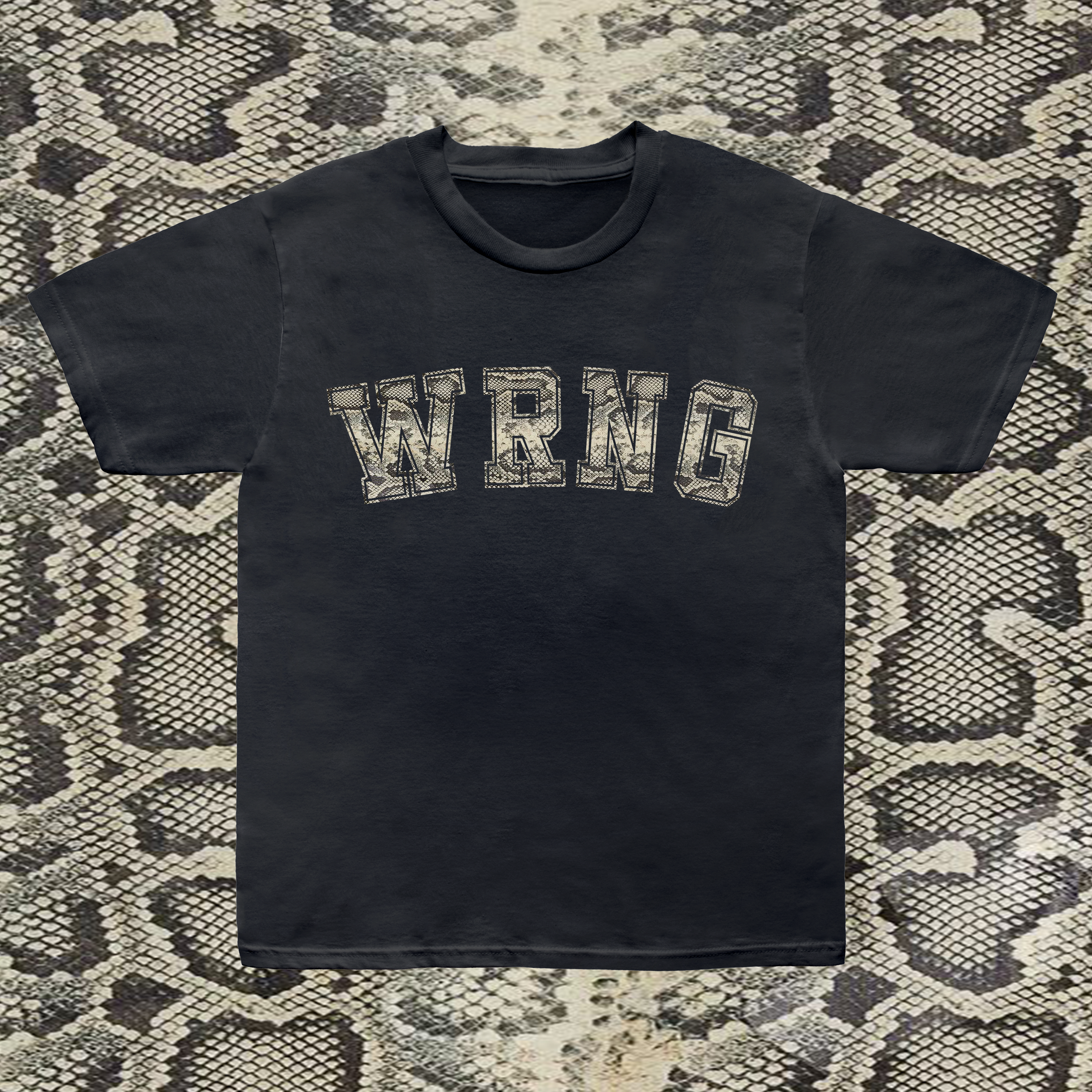Snake “WRNG” tee